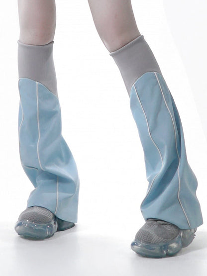 Leg Tenshi Blue Kaiwai Warmers Techwear Cyberpunk
