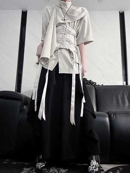 with Ouji Design Sleeve Green Short Scarf Light Lolita Top
