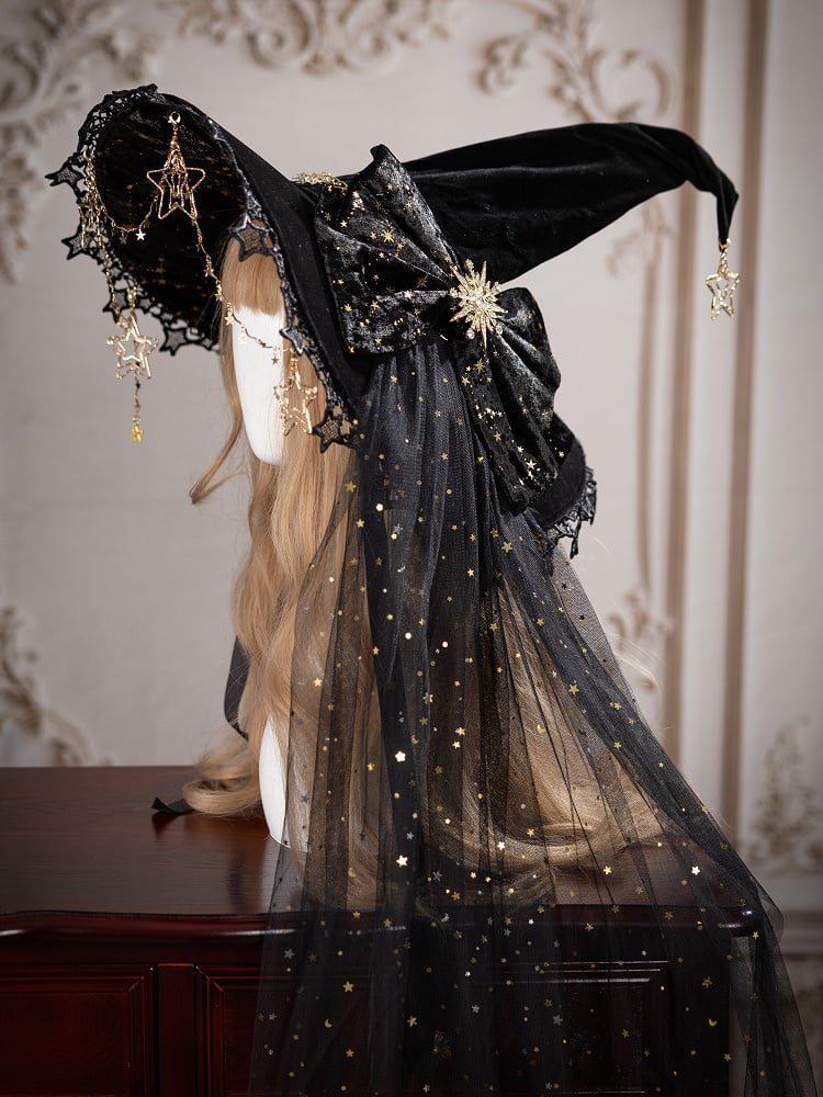 Hat Starry Night Witch