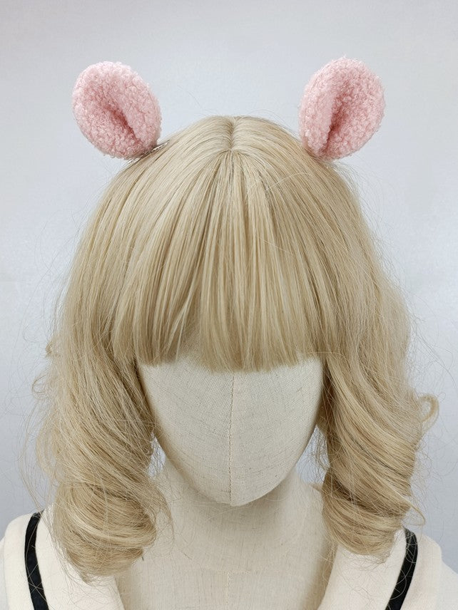 Hairclip 6 Hamster Options Plush Color Ear