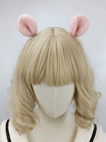 Hairclip 6 Hamster Options Plush Color Ear