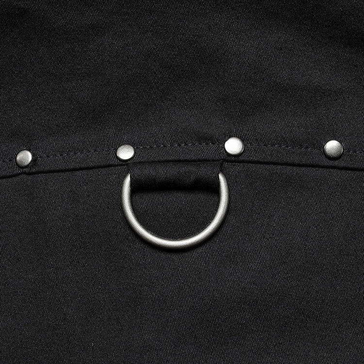Shirt Punk Men's Black Handsome