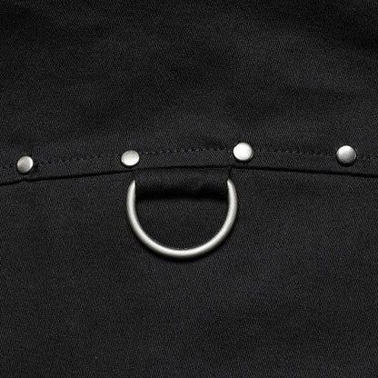 Shirt Punk Men's Black Handsome