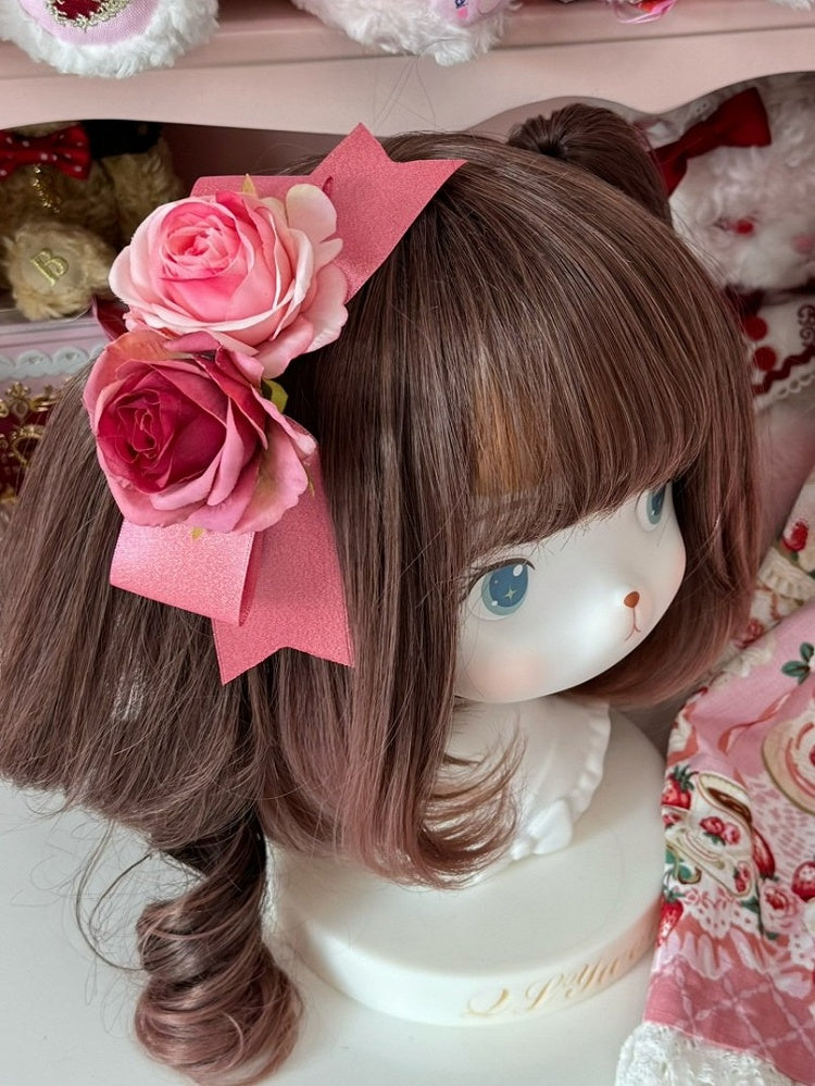Floral Pink Hairclip