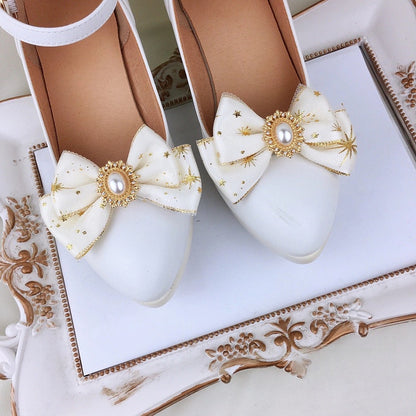 Starry of Hair Clips/Brooches Bow 2 (Set