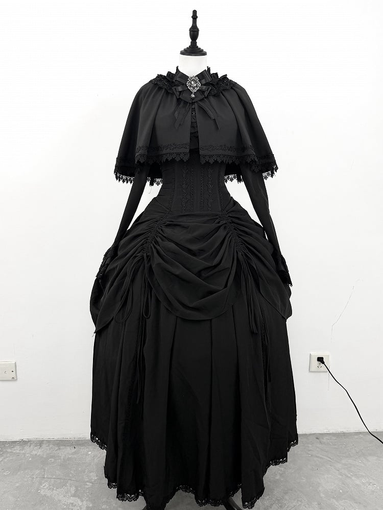 Black Gothic Cape Lolita