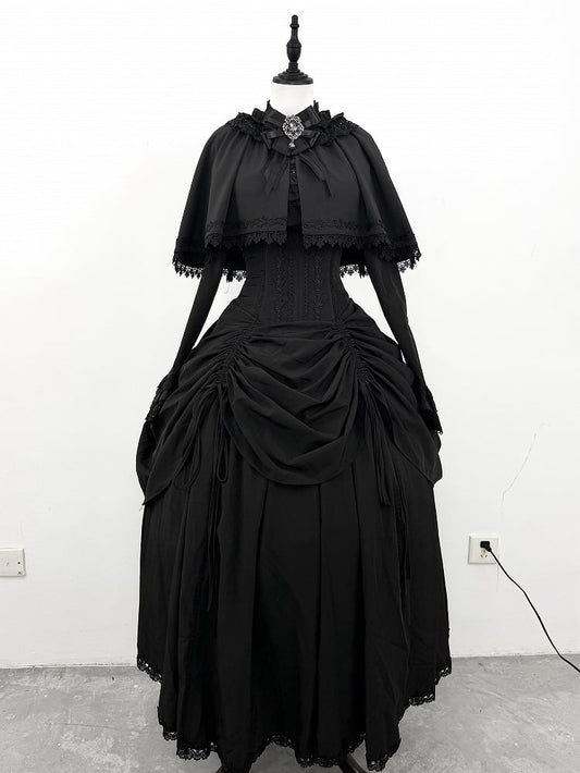 Black Gothic Cape Lolita