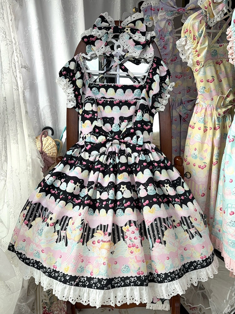 Big Yellow Black Green Purple Blue Bowknot / KC Pink