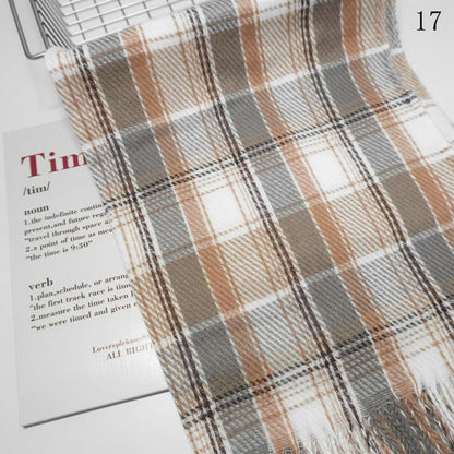 Plaid Scarf Pattern Options 17