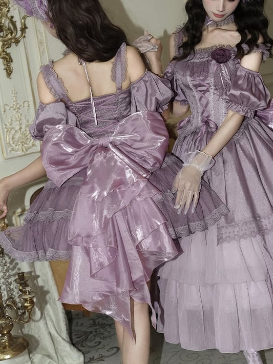 Big Bow Train Purple