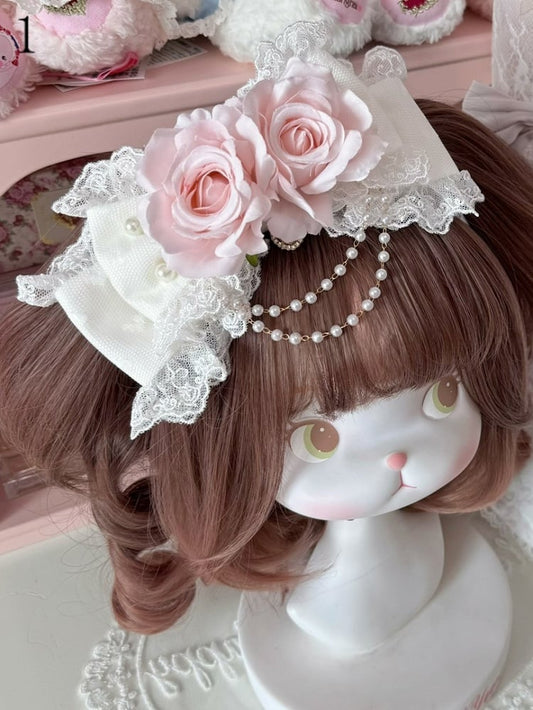 2 Options Design Charm Beaded Floral KC Bowknot