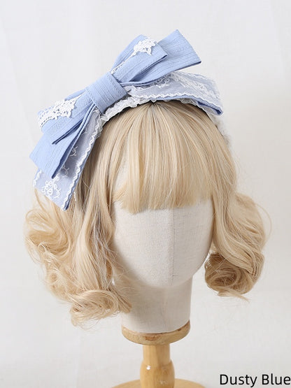 Off Center 10 Multi-Layer Graceful Lolita KC Colors Lace - Bowknot