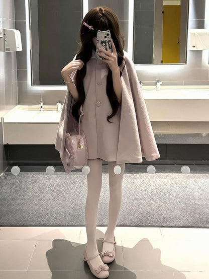 Cape Bow with Lolita Detail Pink