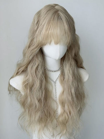 Bangs 60CM with Wig Curl 3 Color Options Wool