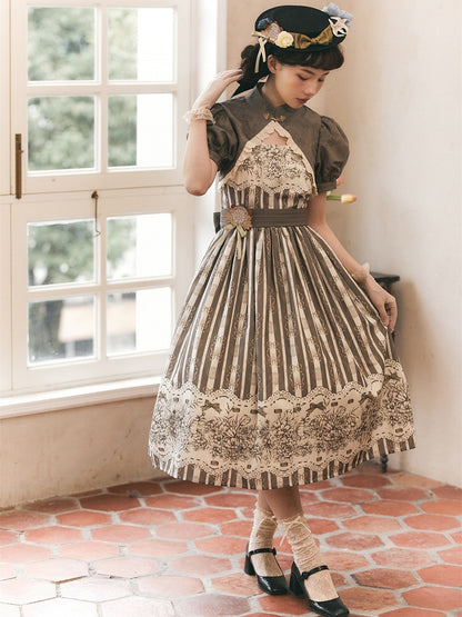 Puff Brown Sleeevs Bolero