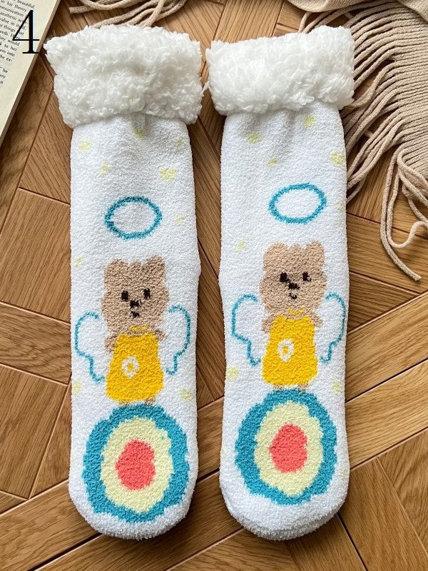 Bear Winter Socks 7 Options Cartoon