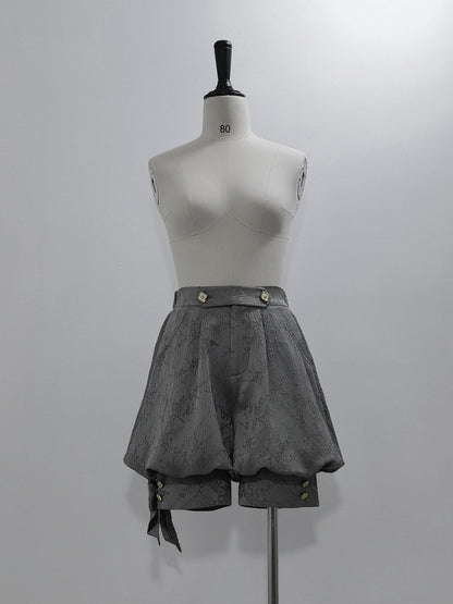 Graue Ouji Knickerbocker Jacquard Lolita Shorts