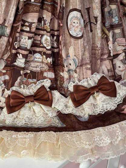 Charm Brown Bowknot Cuffs Star Wrist