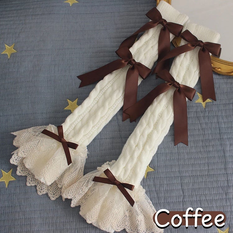 Knit Lace Winter 13-Color Cuffs Long Wrist
