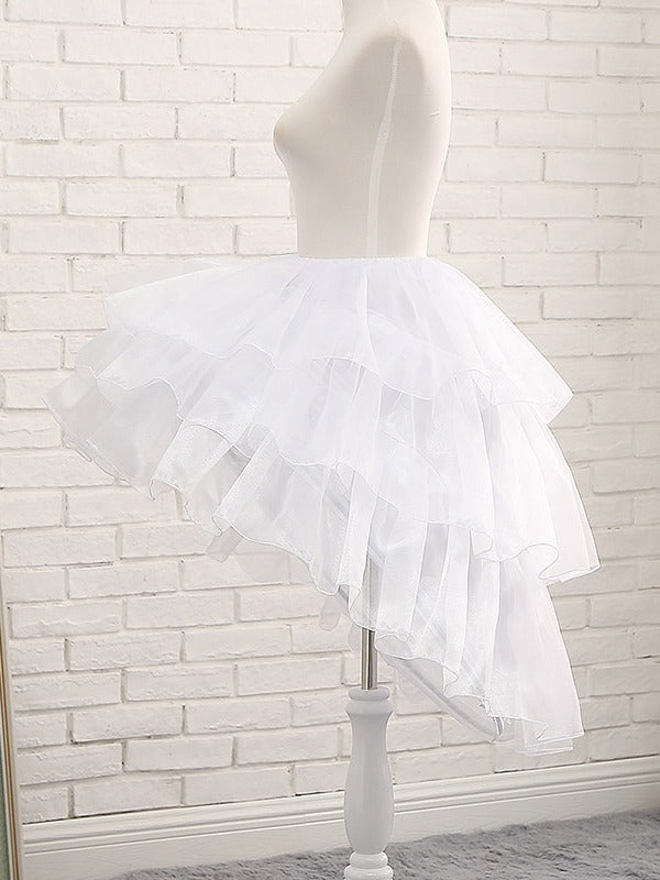 Adjustable Fish Bone Petticoat in Black/White for Daily Wear - Lolita Wind Story