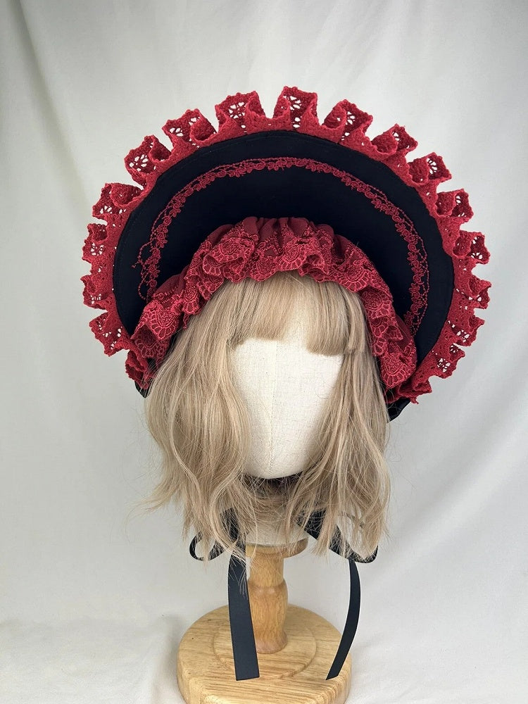 Ruffled (8-Color Lace Options) Bonnet