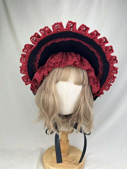 Ruffled (8-Color Lace Options) Bonnet