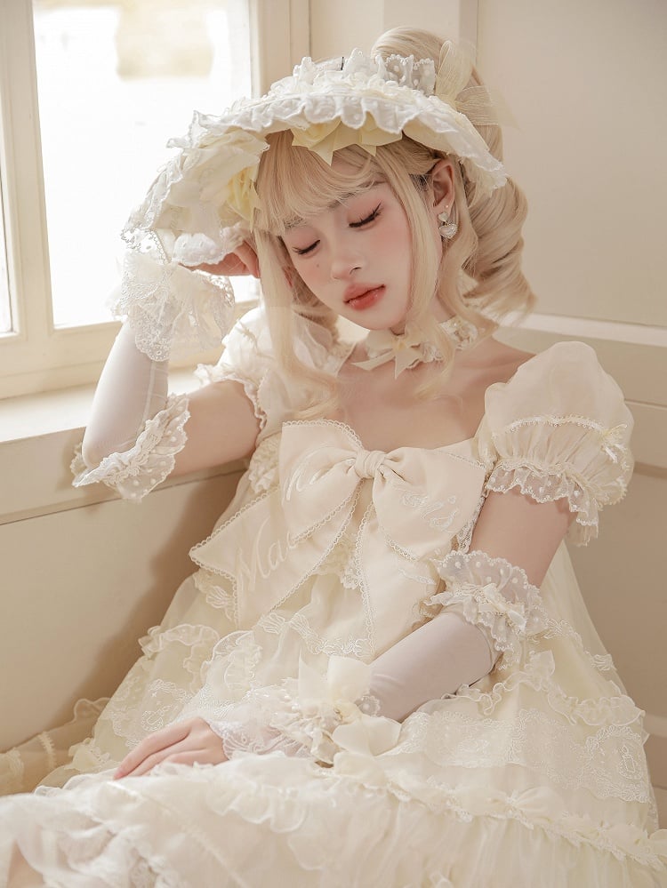 Cuffs Tulle Creamy Wrist