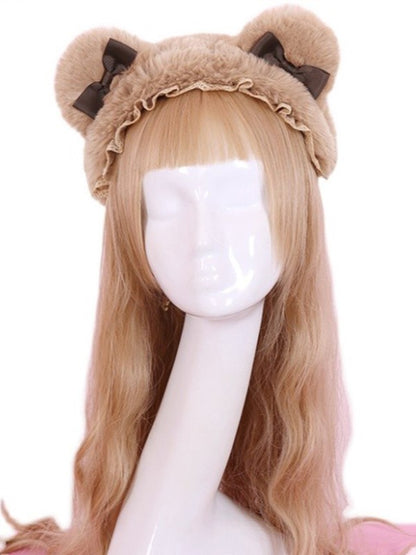 Plush Brown KC Ear Bear