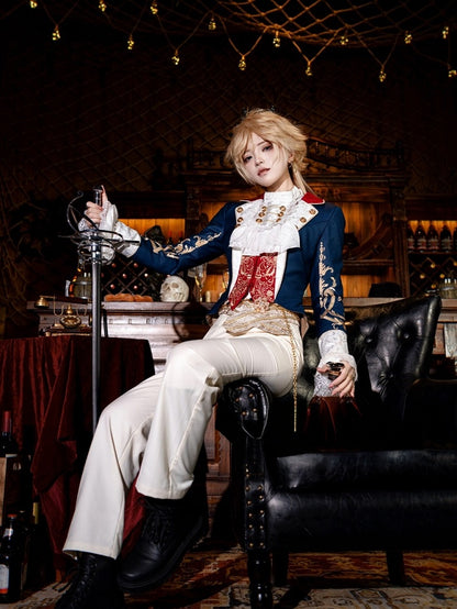 Embroidered Classic Prince Style Ouji Lolita Jacket - Your Highness