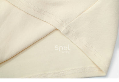 Apricot Bunny und Teddybär Langarm Top gerüscht