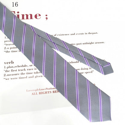 Neck 17 Options Tie Pattern Uniform JK Striped