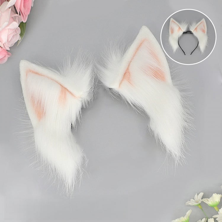 Animal 3 Colors Covers Waggling Ear Faux Fur