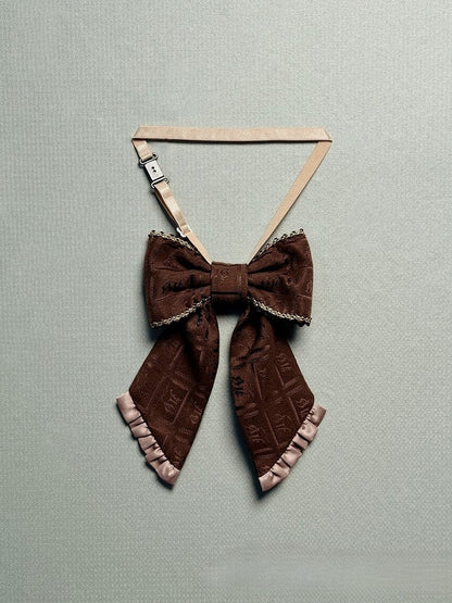 Brown/Mint Bow Tie Chocolate Lolita Green