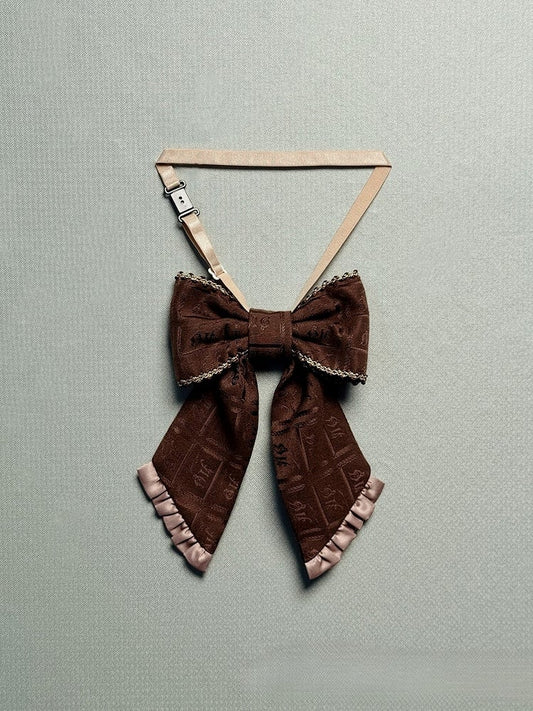 Brown/Mint Bow Tie Chocolate Lolita Green