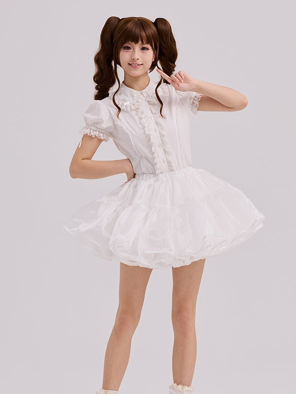 Lolita 35CM Puffy White Petticoat