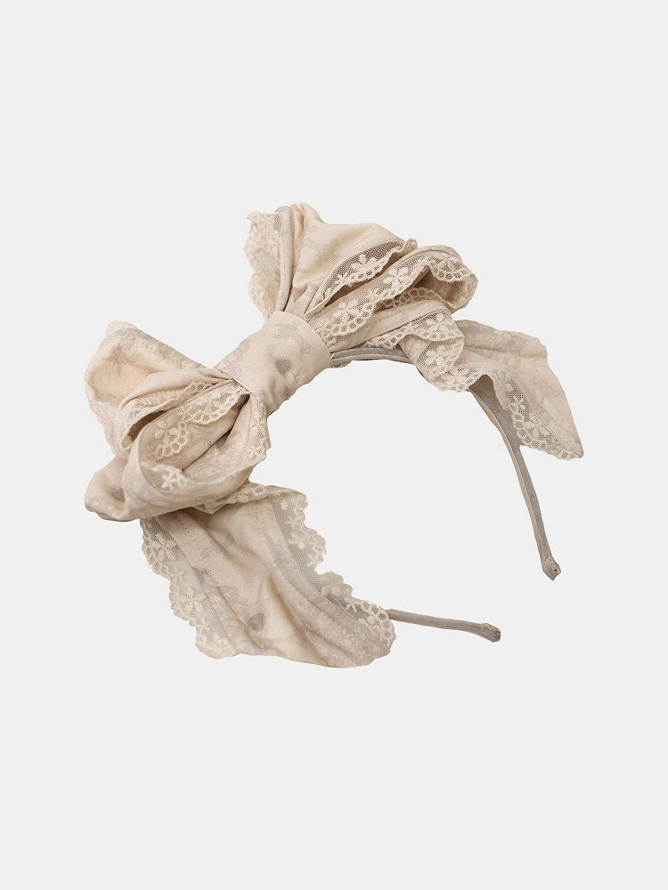 Bow-Trimmed Lace KC for Sweet Lolita - NnSTAR