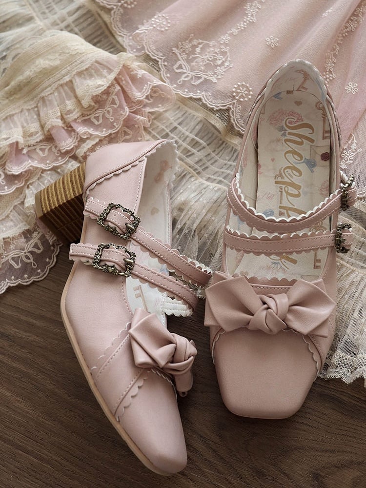 at Sweet Shoes Top Pink Lolita Bow