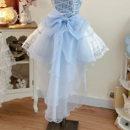 Lolita Ballet Bridal Bow Back Waist Decoration