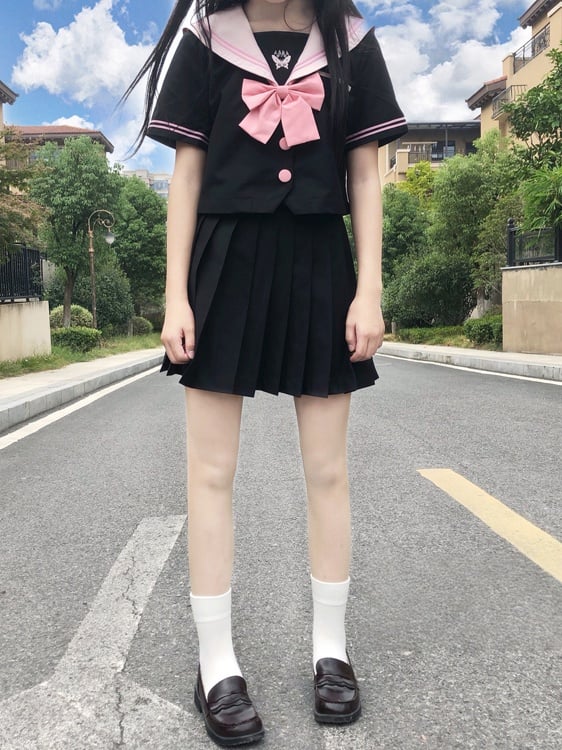 Socks Calf JK White/Black 10CM/15CM/25CM