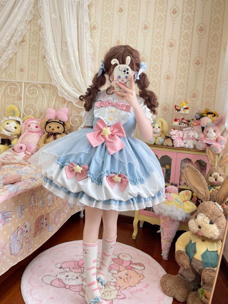 Lolita Sweet Heart Girl Original JSK Suspender Dress
