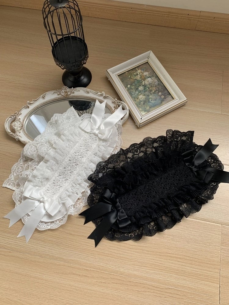 Lace Black / Hairband White