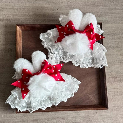 (With Rabbit Lolita Wrist Sweet Ear Accents) Cuffs Set