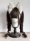 Perlen Lolita Schleife KC mit Spitze Sparkling Creamy - Groß getrimmt