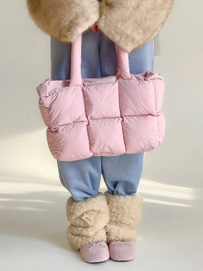 Leg Warmers Puffy Fur Faux Beige/Brown 30cm