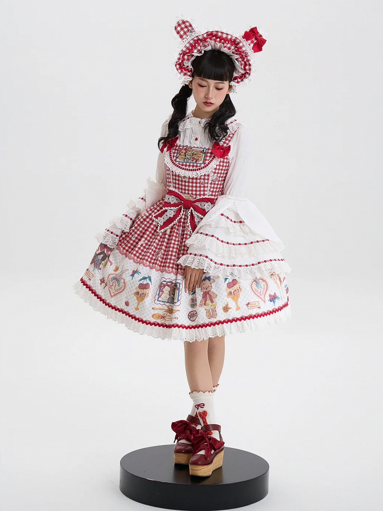 Sleeves Lolita Shirt White Old School Bell Long