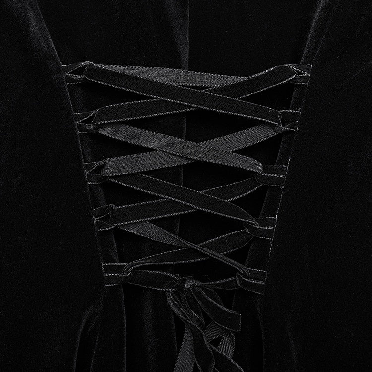 Coat Symmetric Gorgeous Black Goth