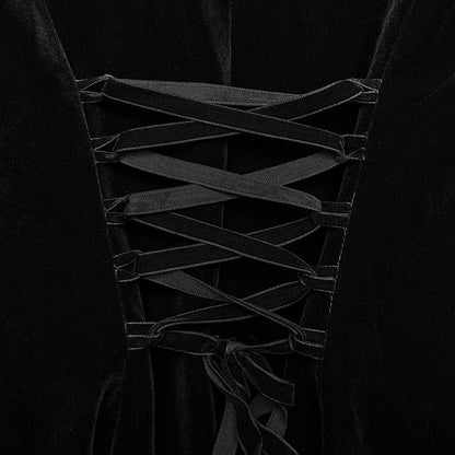 Coat Symmetric Gorgeous Black Goth