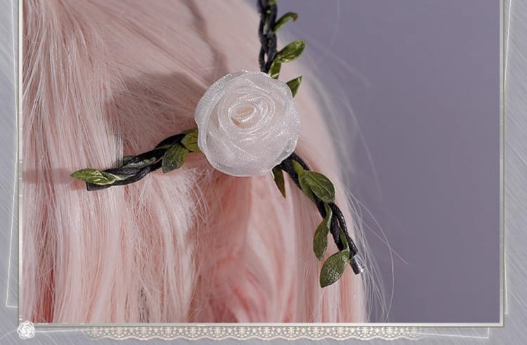 Rozen Maiden Kirakishou Weißes Kleid Lolita-Stil Cosplay Kostüm