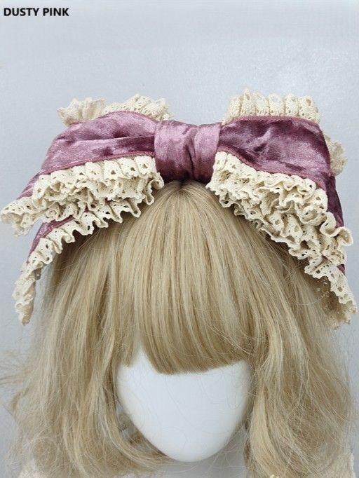 Big Trim 13 Lace Options Bow Velvet KC