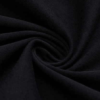 Zweiteiliges Top mit Sternstickerei Schwarz/Weiß Faux Asymmetrisch Off-Shoulder